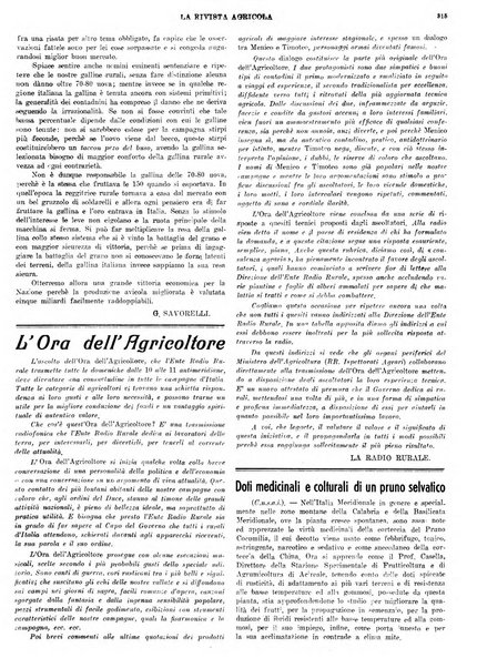 La rivista agricola industriale finanziaria commerciale