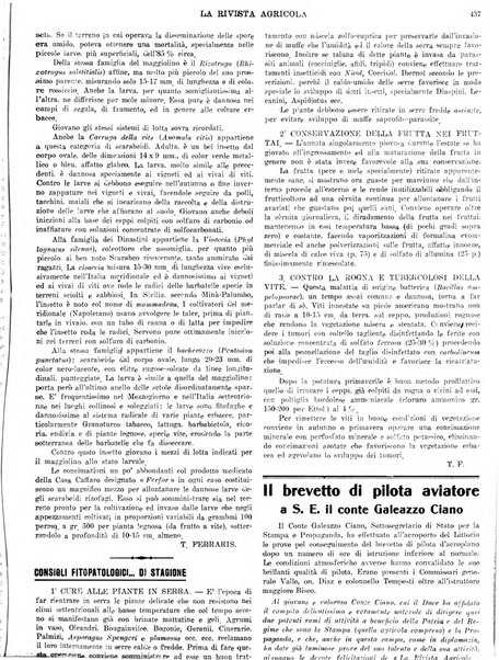 La rivista agricola industriale finanziaria commerciale