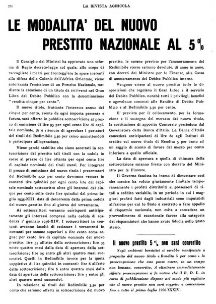 La rivista agricola industriale finanziaria commerciale