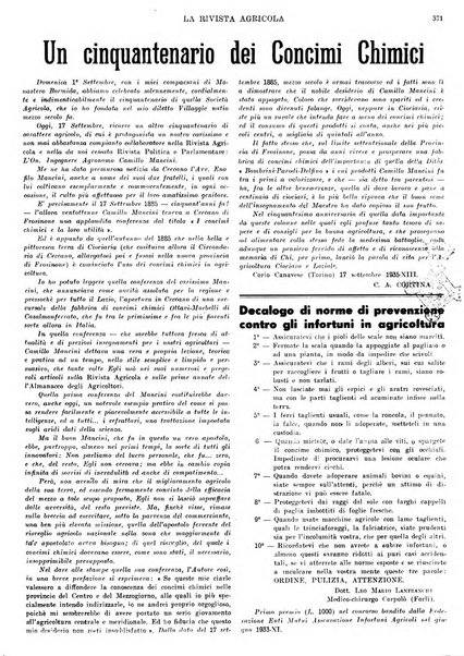 La rivista agricola industriale finanziaria commerciale