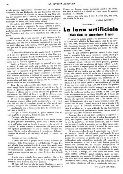 La rivista agricola industriale finanziaria commerciale