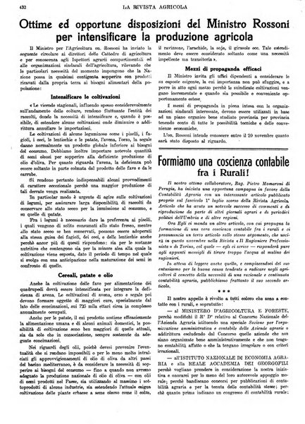 La rivista agricola industriale finanziaria commerciale