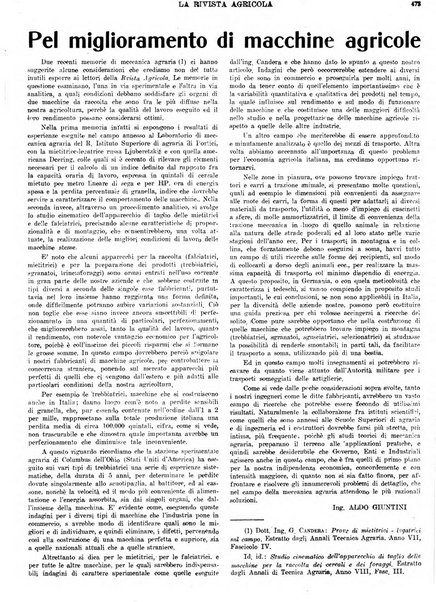 La rivista agricola industriale finanziaria commerciale