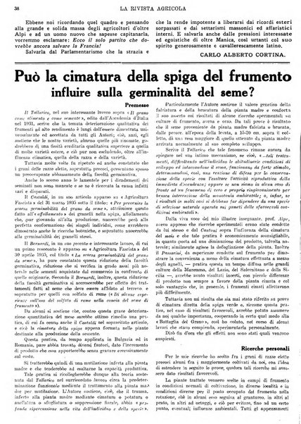 La rivista agricola industriale finanziaria commerciale