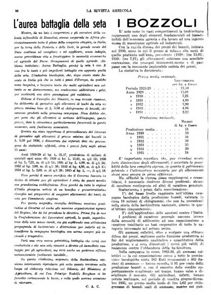 La rivista agricola industriale finanziaria commerciale