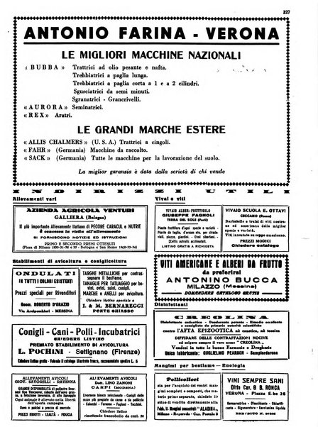 La rivista agricola industriale finanziaria commerciale