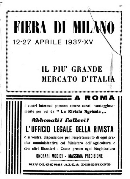 La rivista agricola industriale finanziaria commerciale