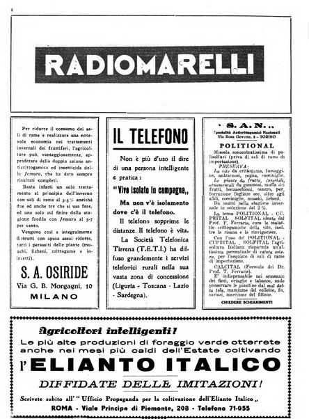 La rivista agricola industriale finanziaria commerciale