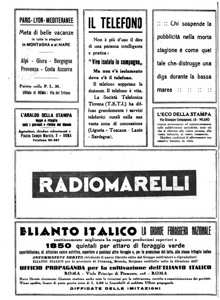 La rivista agricola industriale finanziaria commerciale