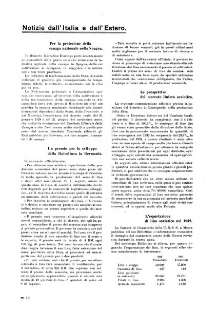 La canapa bollettino del consorzio industriali canapieri dei consorzi per la canapa