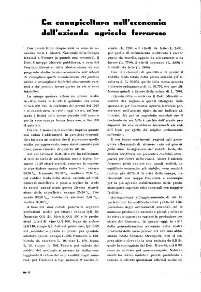 La canapa bollettino del consorzio industriali canapieri dei consorzi per la canapa