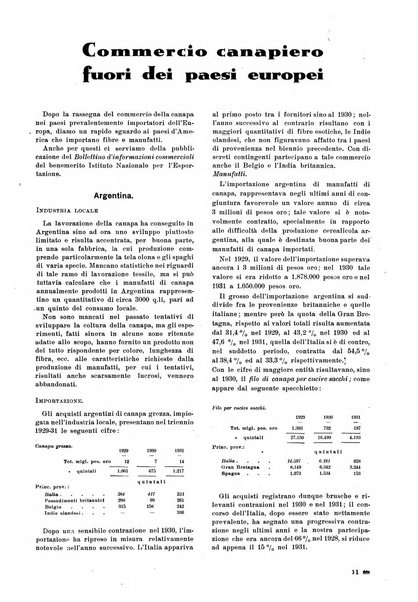 La canapa bollettino del consorzio industriali canapieri dei consorzi per la canapa