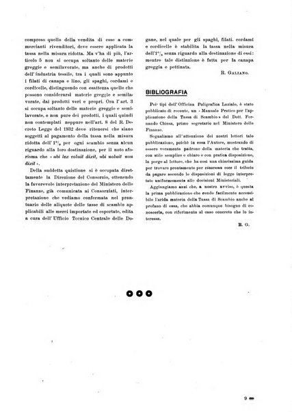 La canapa bollettino del consorzio industriali canapieri dei consorzi per la canapa