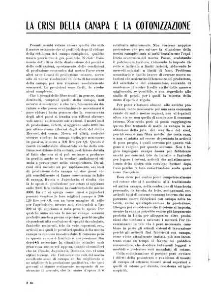 La canapa bollettino del consorzio industriali canapieri dei consorzi per la canapa