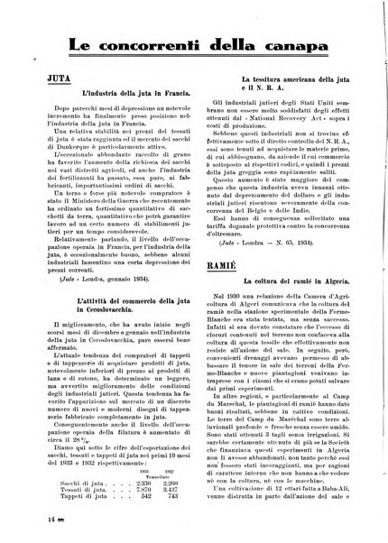 La canapa bollettino del consorzio industriali canapieri dei consorzi per la canapa