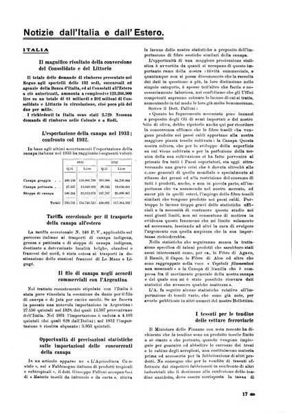 La canapa bollettino del consorzio industriali canapieri dei consorzi per la canapa