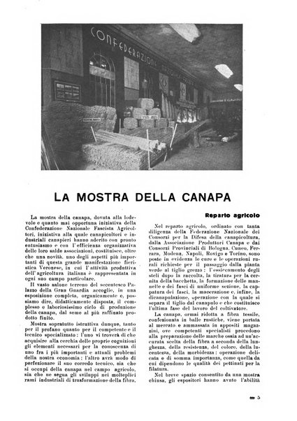 La canapa bollettino del consorzio industriali canapieri dei consorzi per la canapa