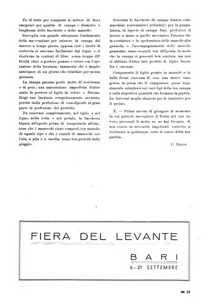 La canapa bollettino del consorzio industriali canapieri dei consorzi per la canapa