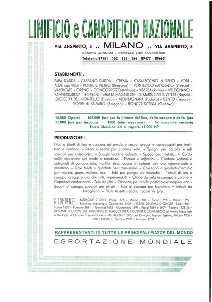 La canapa bollettino del consorzio industriali canapieri dei consorzi per la canapa