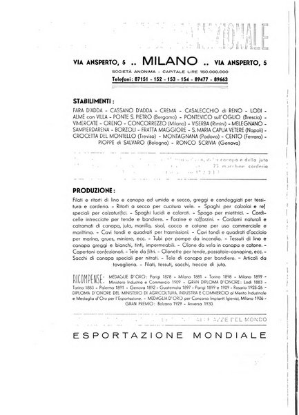 La canapa bollettino del consorzio industriali canapieri dei consorzi per la canapa