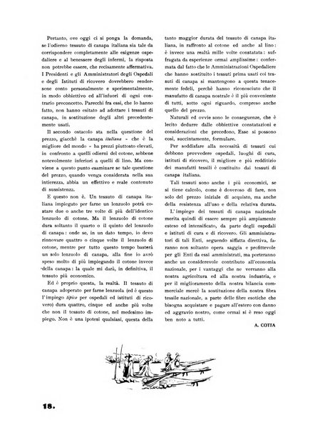 La canapa bollettino del consorzio industriali canapieri dei consorzi per la canapa