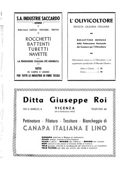 La canapa bollettino del consorzio industriali canapieri dei consorzi per la canapa