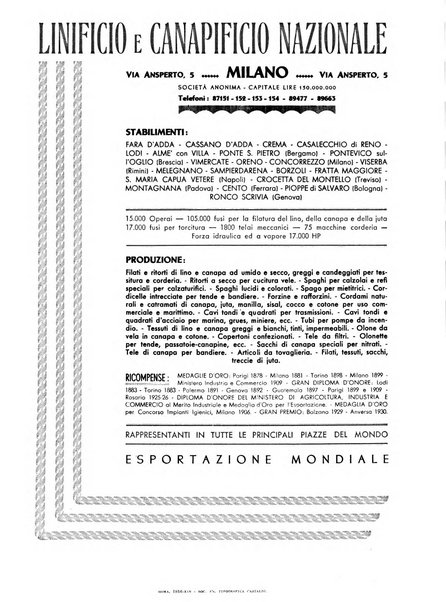 La canapa bollettino del consorzio industriali canapieri dei consorzi per la canapa