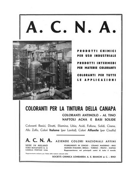 La canapa bollettino del consorzio industriali canapieri dei consorzi per la canapa