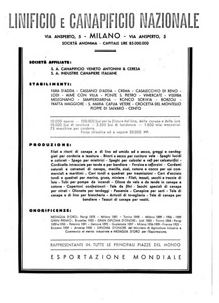 La canapa bollettino del consorzio industriali canapieri dei consorzi per la canapa