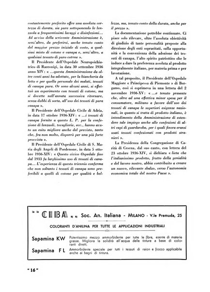 La canapa bollettino del consorzio industriali canapieri dei consorzi per la canapa