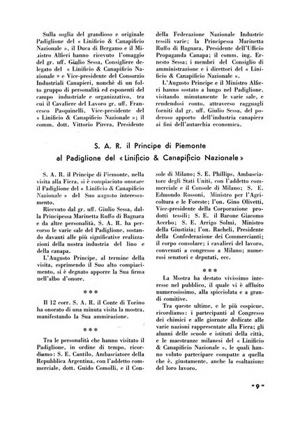 La canapa bollettino del consorzio industriali canapieri dei consorzi per la canapa