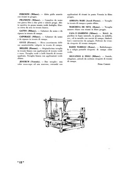 La canapa bollettino del consorzio industriali canapieri dei consorzi per la canapa