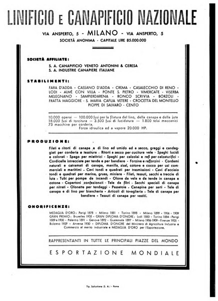 La canapa bollettino del consorzio industriali canapieri dei consorzi per la canapa