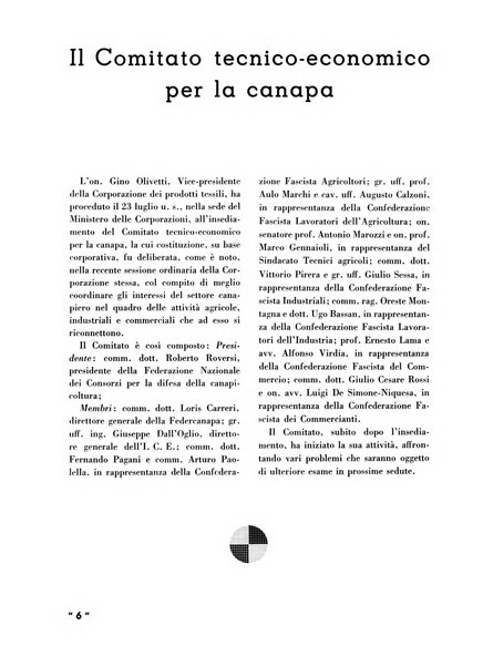 La canapa bollettino del consorzio industriali canapieri dei consorzi per la canapa