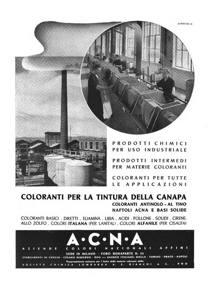 La canapa bollettino del consorzio industriali canapieri dei consorzi per la canapa