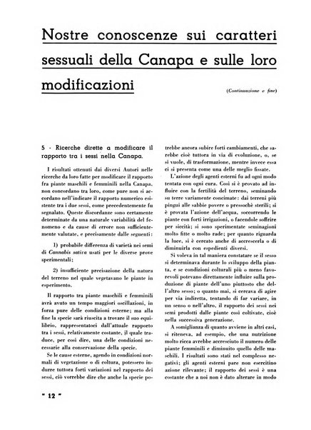 La canapa bollettino del consorzio industriali canapieri dei consorzi per la canapa