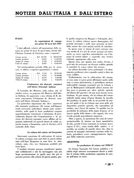 La canapa bollettino del consorzio industriali canapieri dei consorzi per la canapa