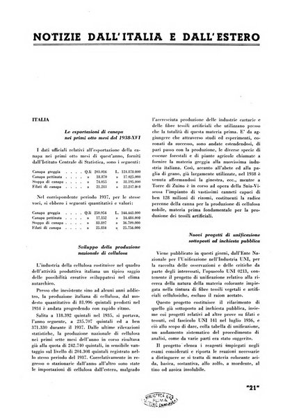 La canapa bollettino del consorzio industriali canapieri dei consorzi per la canapa