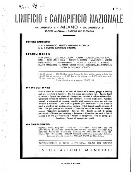 La canapa bollettino del consorzio industriali canapieri dei consorzi per la canapa