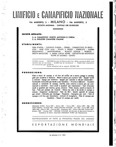 La canapa bollettino del consorzio industriali canapieri dei consorzi per la canapa