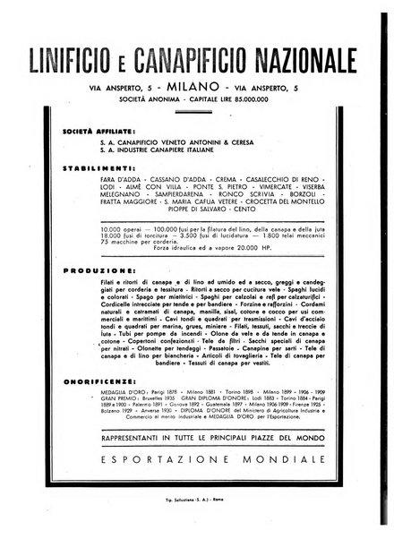 La canapa bollettino del consorzio industriali canapieri dei consorzi per la canapa