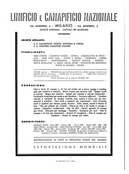 La canapa bollettino del consorzio industriali canapieri dei consorzi per la canapa