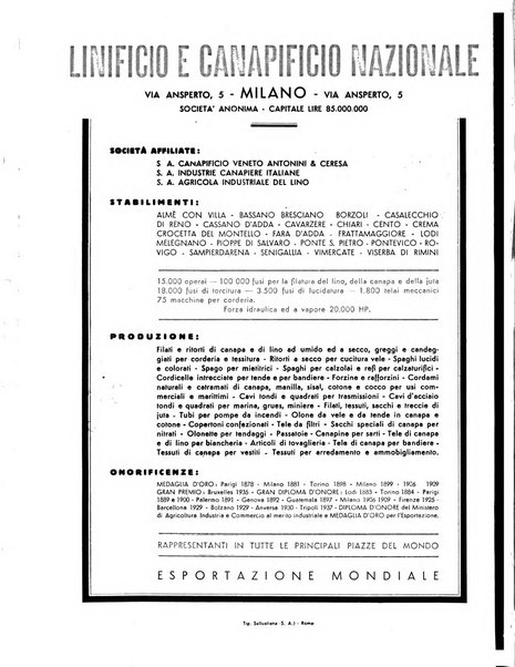 La canapa bollettino del consorzio industriali canapieri dei consorzi per la canapa