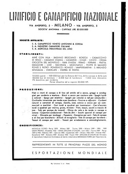 La canapa bollettino del consorzio industriali canapieri dei consorzi per la canapa