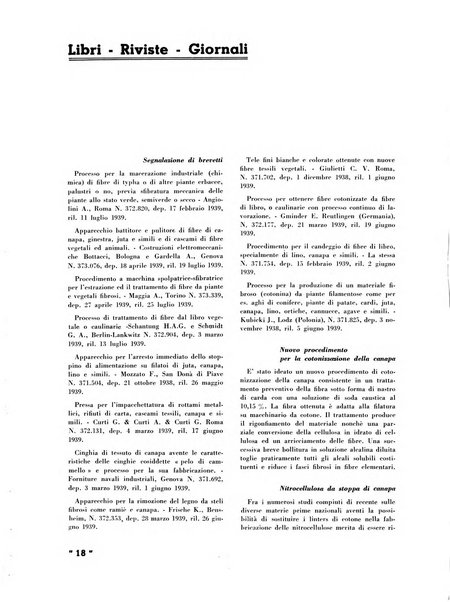 La canapa bollettino del consorzio industriali canapieri dei consorzi per la canapa