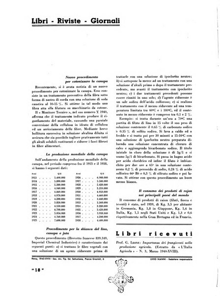 La canapa bollettino del consorzio industriali canapieri dei consorzi per la canapa