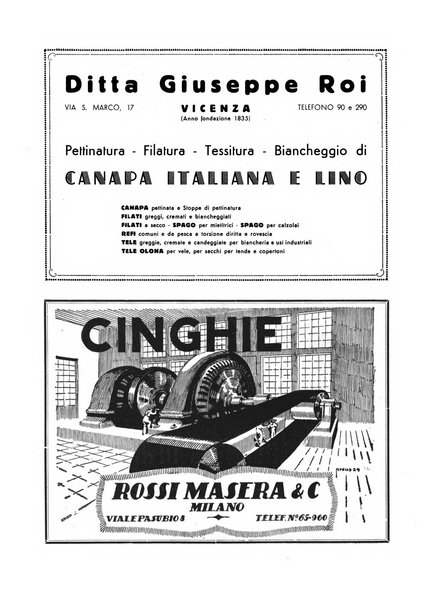 La canapa bollettino del consorzio industriali canapieri dei consorzi per la canapa