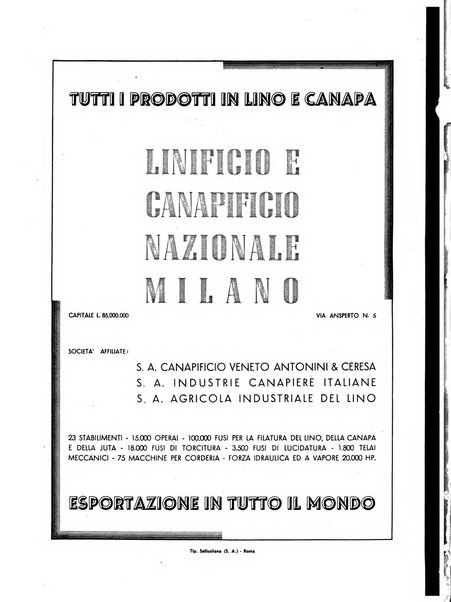 La canapa bollettino del consorzio industriali canapieri dei consorzi per la canapa