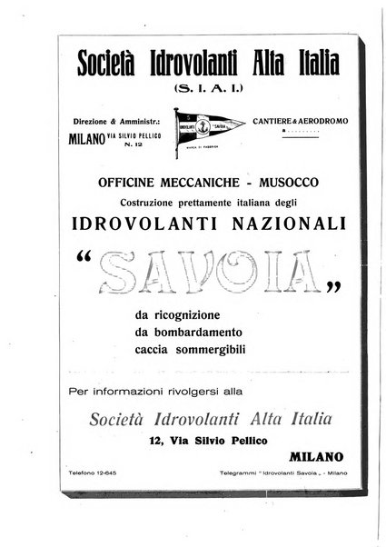 Rivista dell'aviazione e delle nuove industrie nazionali