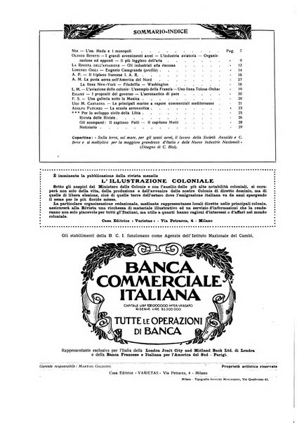 Rivista dell'aviazione e delle nuove industrie nazionali